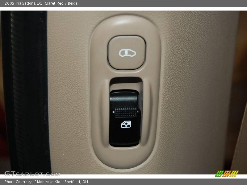 Claret Red / Beige 2009 Kia Sedona LX