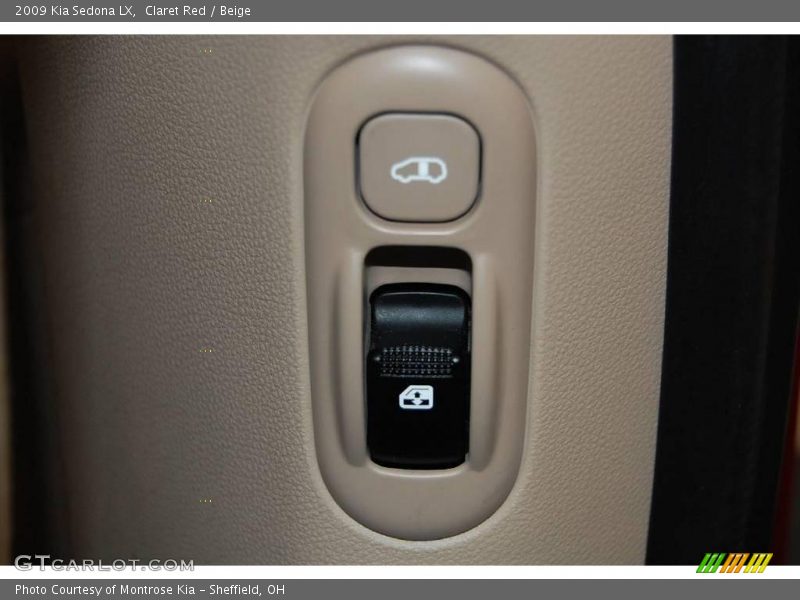 Claret Red / Beige 2009 Kia Sedona LX