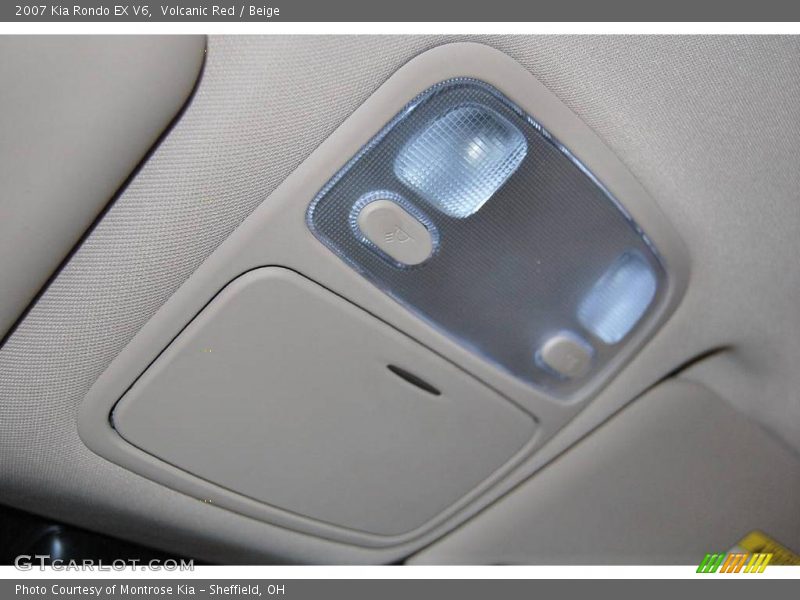 Volcanic Red / Beige 2007 Kia Rondo EX V6