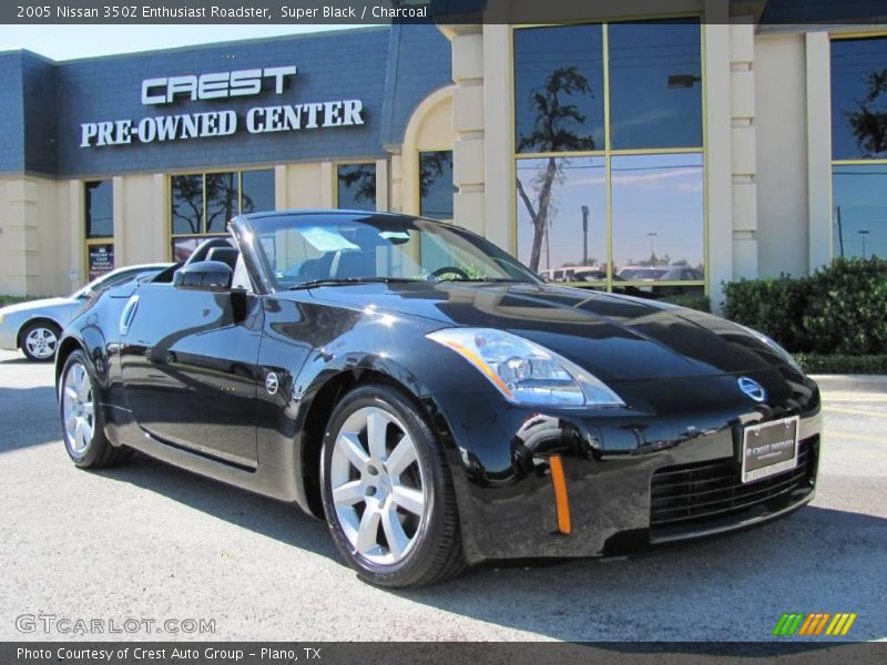 Super Black / Charcoal 2005 Nissan 350Z Enthusiast Roadster