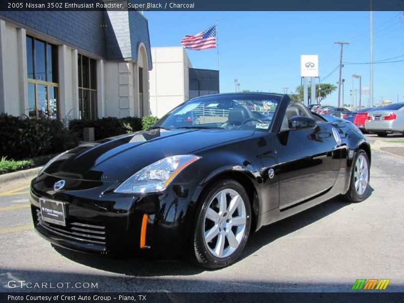 Super Black / Charcoal 2005 Nissan 350Z Enthusiast Roadster