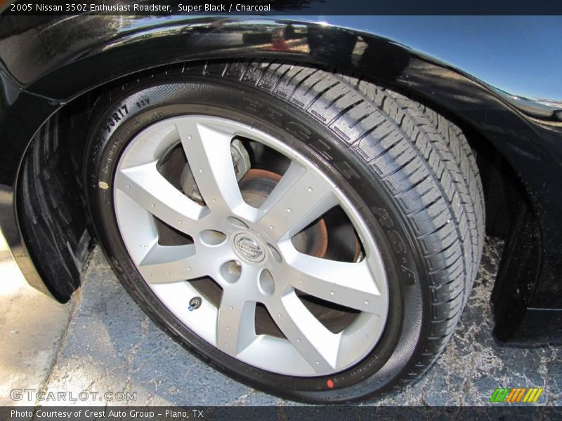 Super Black / Charcoal 2005 Nissan 350Z Enthusiast Roadster