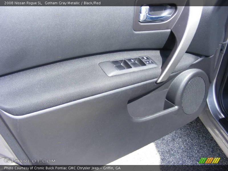 Gotham Gray Metallic / Black/Red 2008 Nissan Rogue SL