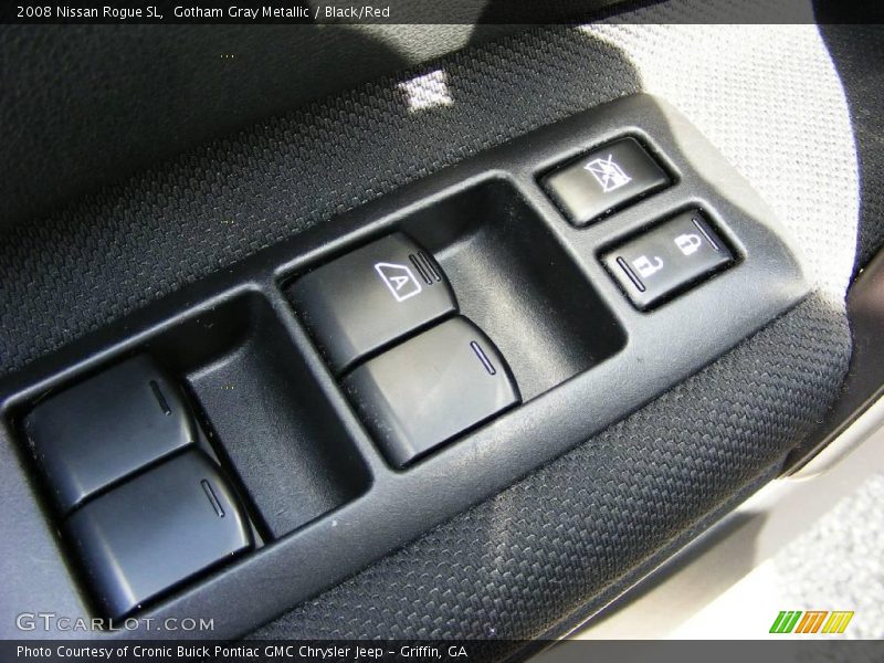 Gotham Gray Metallic / Black/Red 2008 Nissan Rogue SL