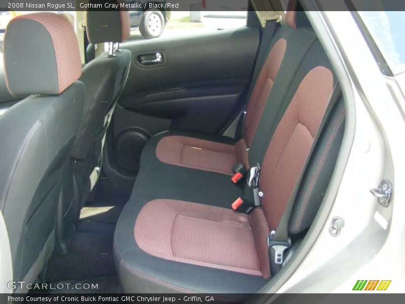 Gotham Gray Metallic / Black/Red 2008 Nissan Rogue SL