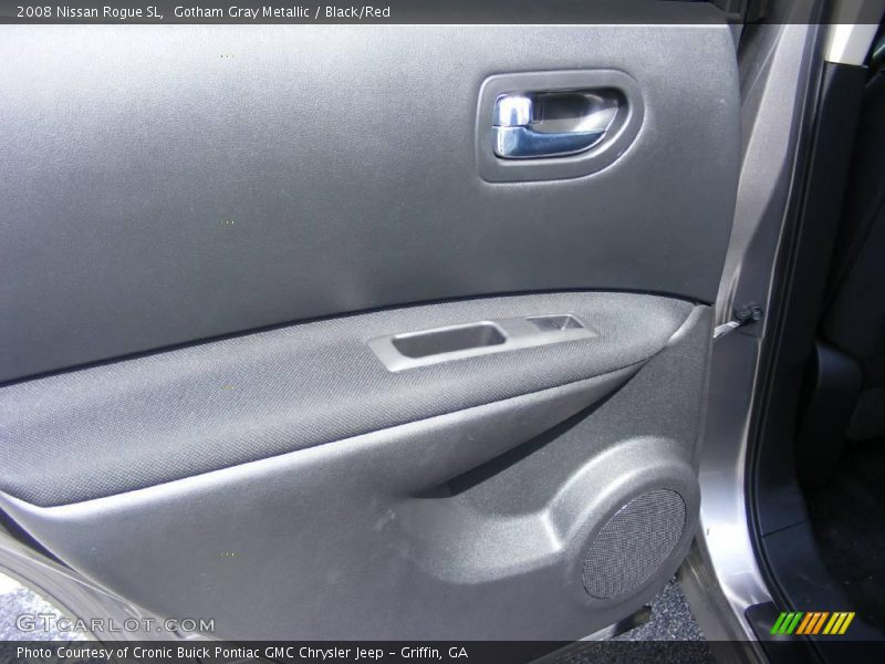 Gotham Gray Metallic / Black/Red 2008 Nissan Rogue SL