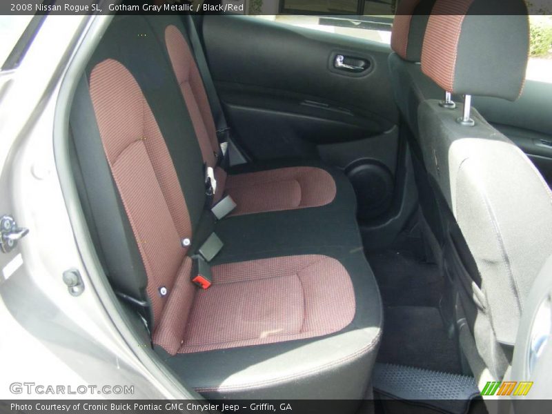 Gotham Gray Metallic / Black/Red 2008 Nissan Rogue SL