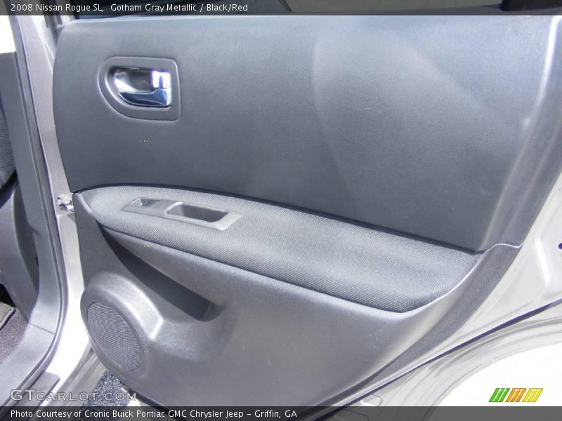 Gotham Gray Metallic / Black/Red 2008 Nissan Rogue SL