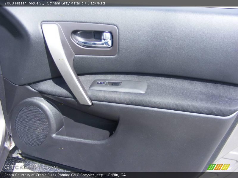 Gotham Gray Metallic / Black/Red 2008 Nissan Rogue SL