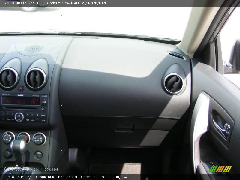 Gotham Gray Metallic / Black/Red 2008 Nissan Rogue SL