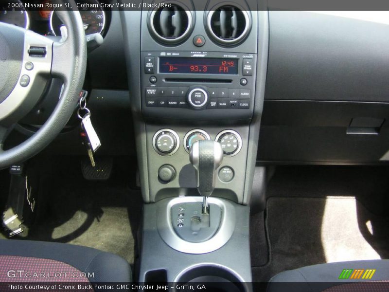Gotham Gray Metallic / Black/Red 2008 Nissan Rogue SL