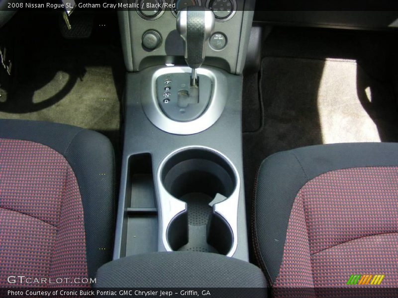 Gotham Gray Metallic / Black/Red 2008 Nissan Rogue SL