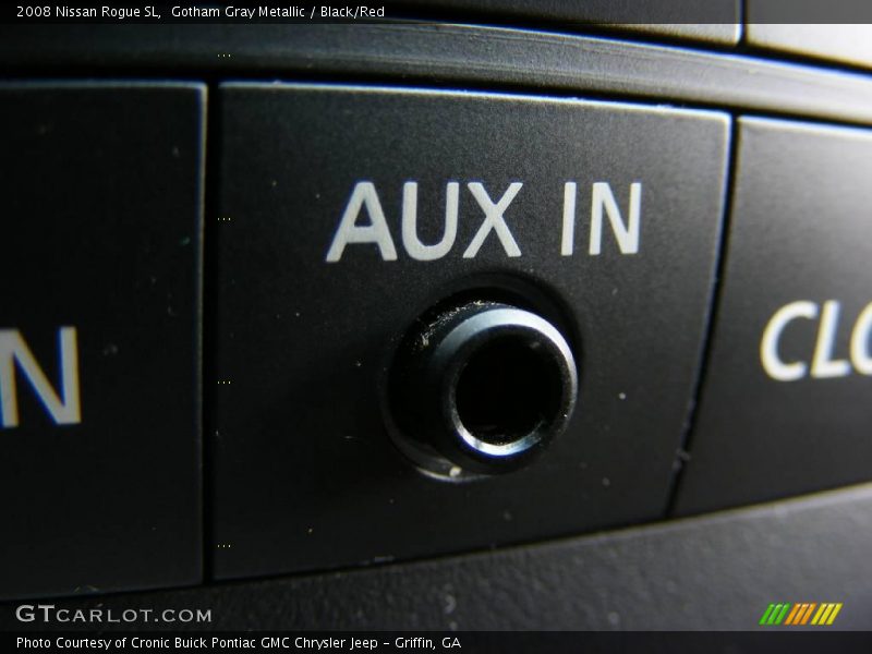 Gotham Gray Metallic / Black/Red 2008 Nissan Rogue SL
