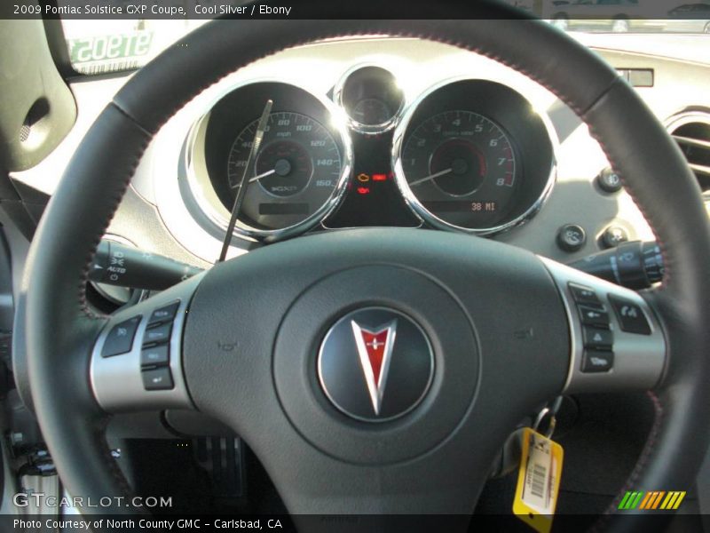 Cool Silver / Ebony 2009 Pontiac Solstice GXP Coupe