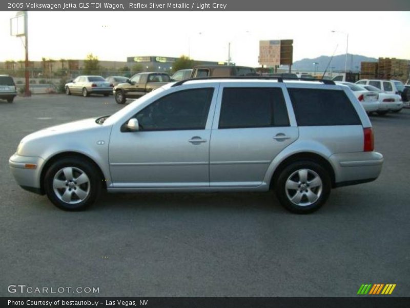 Reflex Silver Metallic / Light Grey 2005 Volkswagen Jetta GLS TDI Wagon