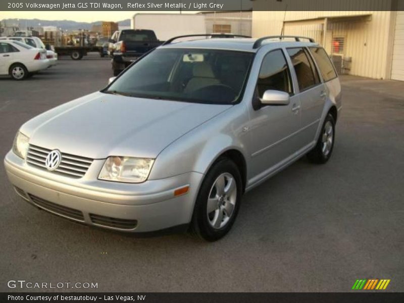 Reflex Silver Metallic / Light Grey 2005 Volkswagen Jetta GLS TDI Wagon