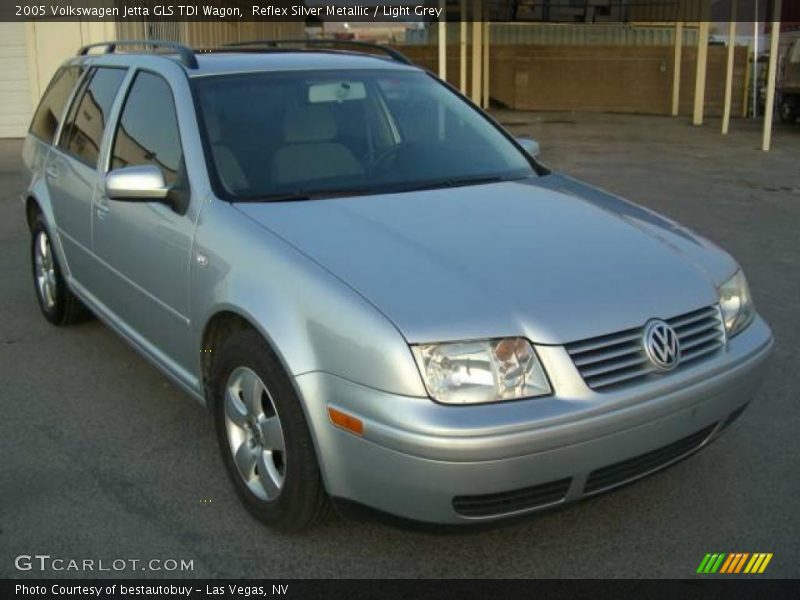 Reflex Silver Metallic / Light Grey 2005 Volkswagen Jetta GLS TDI Wagon