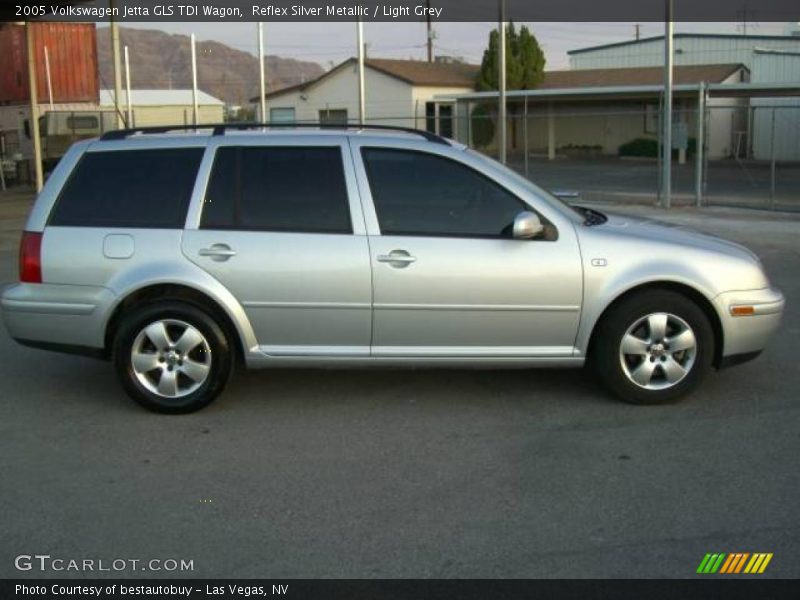 Reflex Silver Metallic / Light Grey 2005 Volkswagen Jetta GLS TDI Wagon