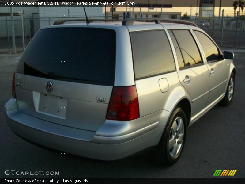 Reflex Silver Metallic / Light Grey 2005 Volkswagen Jetta GLS TDI Wagon