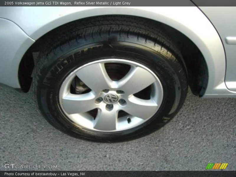 Reflex Silver Metallic / Light Grey 2005 Volkswagen Jetta GLS TDI Wagon