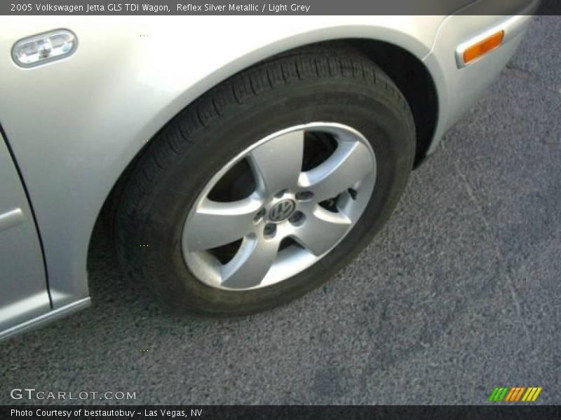 Reflex Silver Metallic / Light Grey 2005 Volkswagen Jetta GLS TDI Wagon