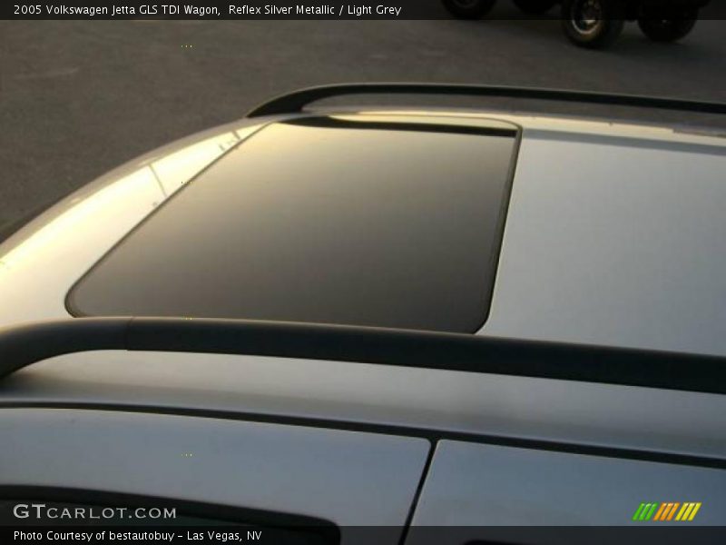 Reflex Silver Metallic / Light Grey 2005 Volkswagen Jetta GLS TDI Wagon