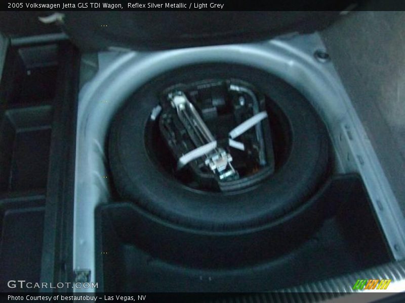 Reflex Silver Metallic / Light Grey 2005 Volkswagen Jetta GLS TDI Wagon