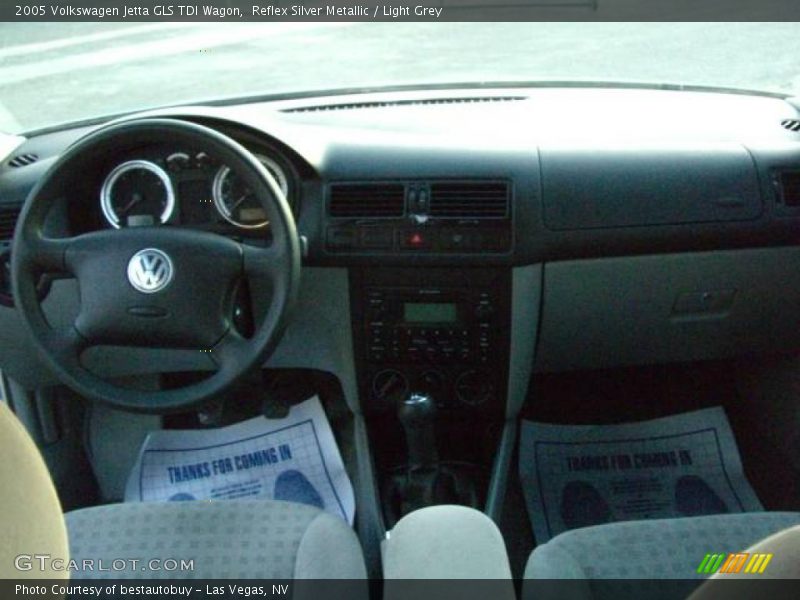 Reflex Silver Metallic / Light Grey 2005 Volkswagen Jetta GLS TDI Wagon