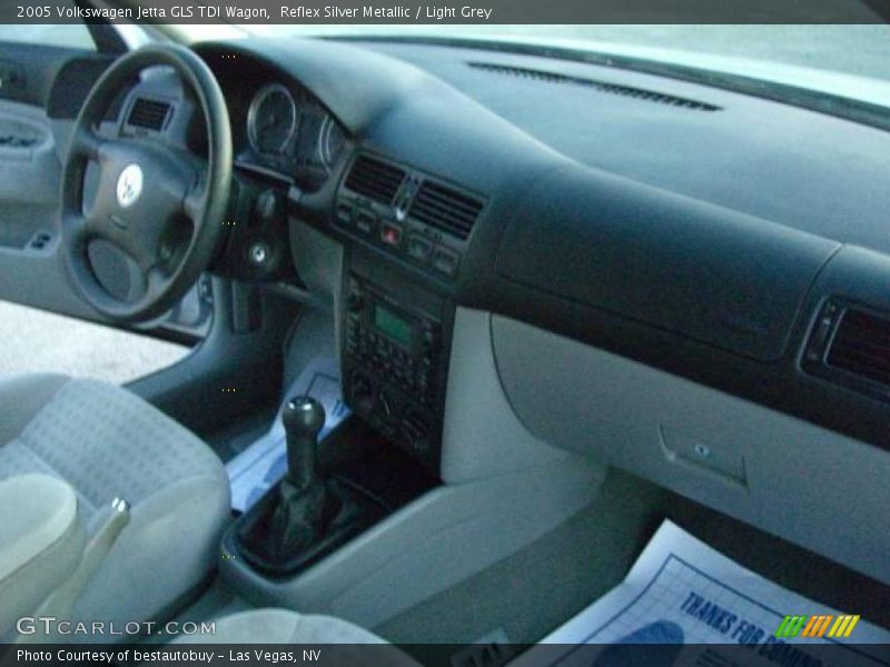 Reflex Silver Metallic / Light Grey 2005 Volkswagen Jetta GLS TDI Wagon
