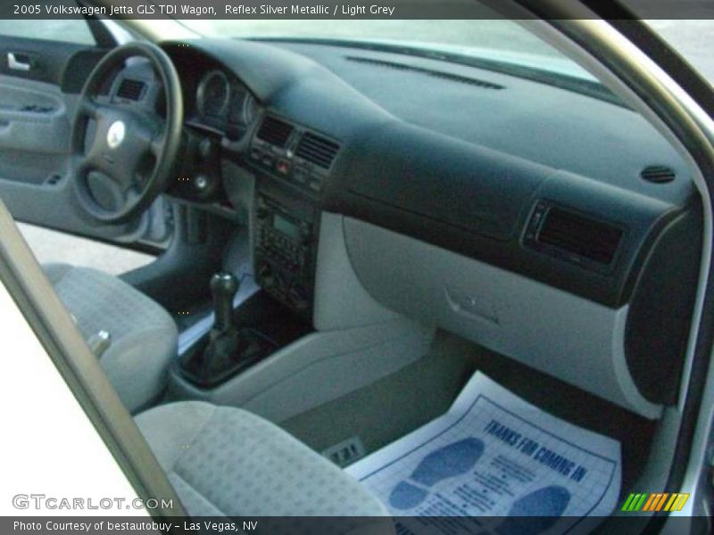 Reflex Silver Metallic / Light Grey 2005 Volkswagen Jetta GLS TDI Wagon
