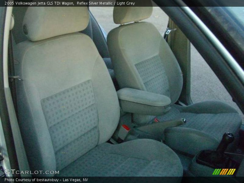 Reflex Silver Metallic / Light Grey 2005 Volkswagen Jetta GLS TDI Wagon