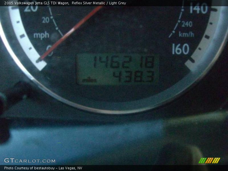 Reflex Silver Metallic / Light Grey 2005 Volkswagen Jetta GLS TDI Wagon