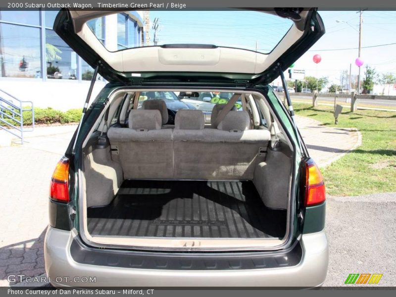 Timberline Green Pearl / Beige 2000 Subaru Outback Wagon
