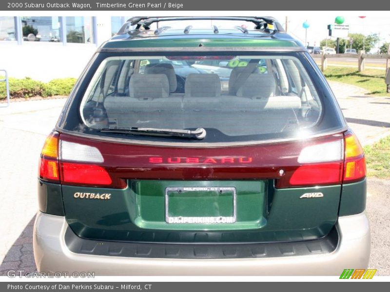 Timberline Green Pearl / Beige 2000 Subaru Outback Wagon