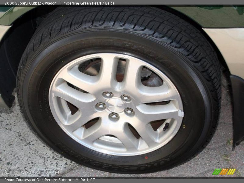 Timberline Green Pearl / Beige 2000 Subaru Outback Wagon