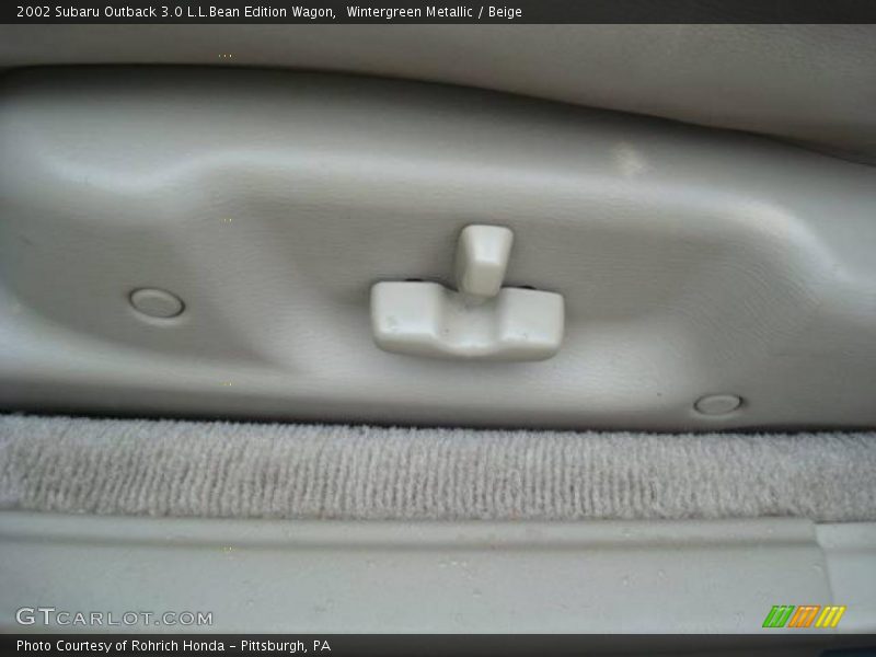 Wintergreen Metallic / Beige 2002 Subaru Outback 3.0 L.L.Bean Edition Wagon