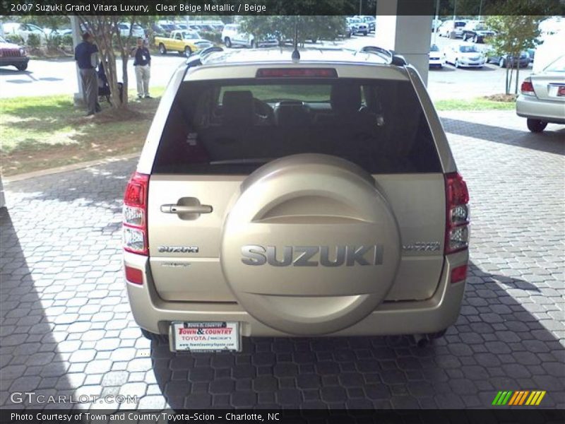 Clear Beige Metallic / Beige 2007 Suzuki Grand Vitara Luxury