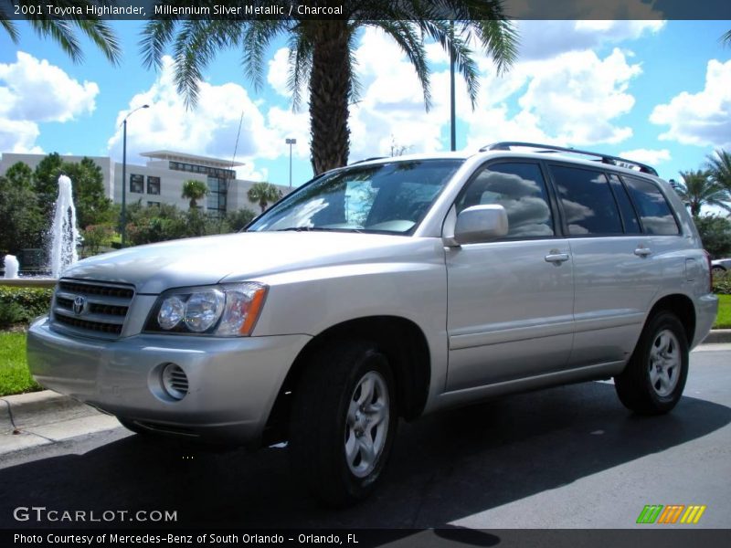 Millennium Silver Metallic / Charcoal 2001 Toyota Highlander