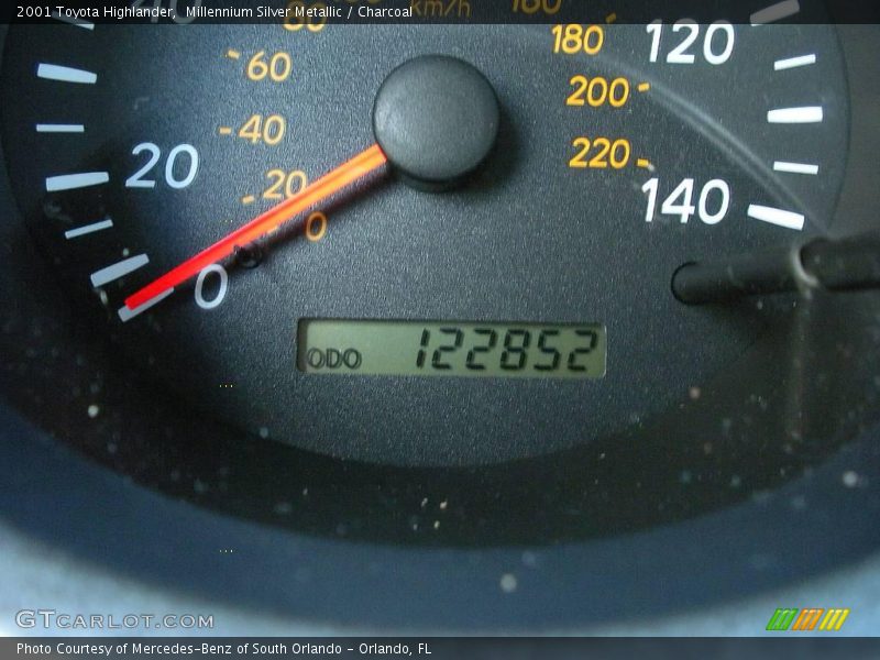 Millennium Silver Metallic / Charcoal 2001 Toyota Highlander
