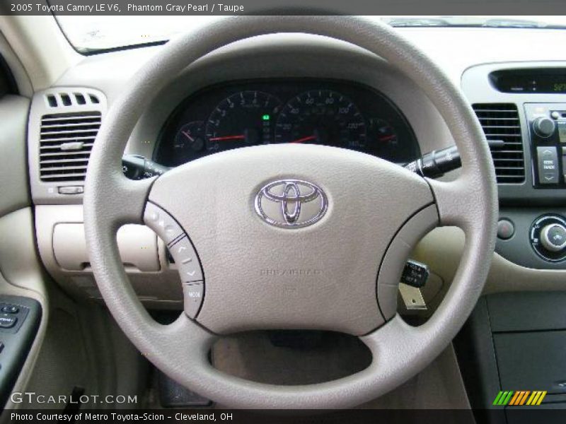 Phantom Gray Pearl / Taupe 2005 Toyota Camry LE V6
