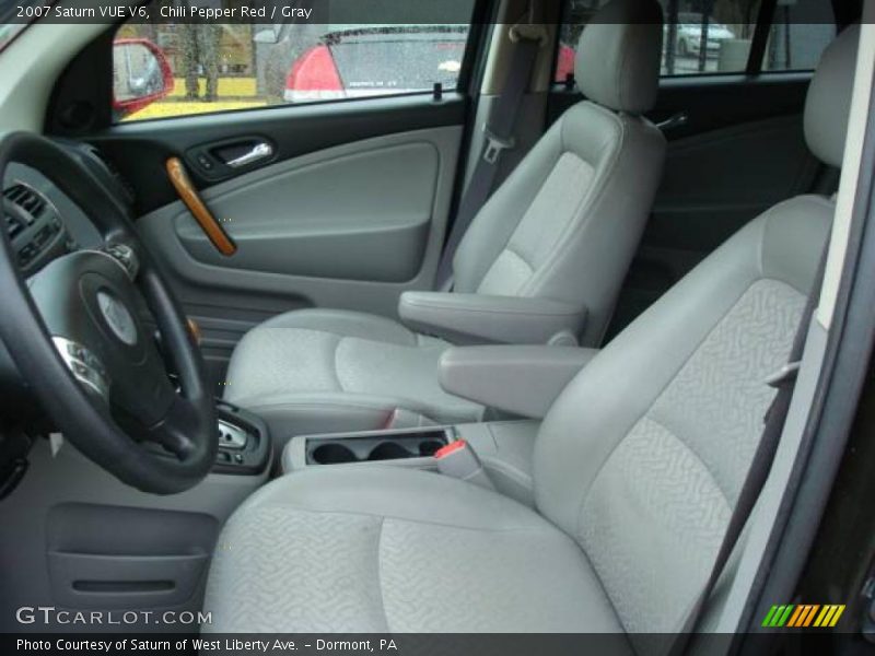 Chili Pepper Red / Gray 2007 Saturn VUE V6
