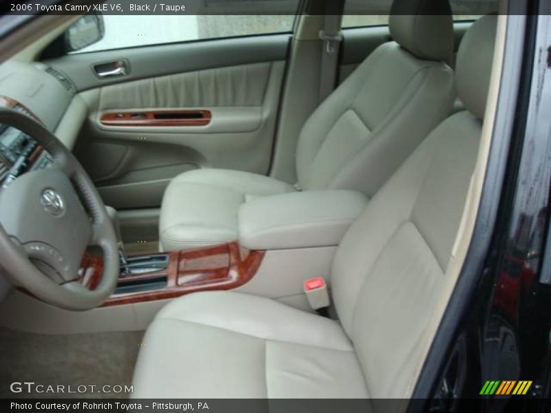 Black / Taupe 2006 Toyota Camry XLE V6