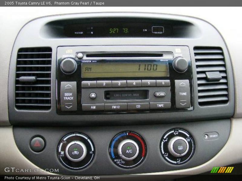 Phantom Gray Pearl / Taupe 2005 Toyota Camry LE V6