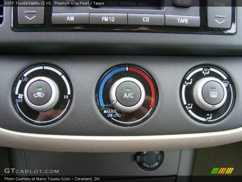 Phantom Gray Pearl / Taupe 2005 Toyota Camry LE V6