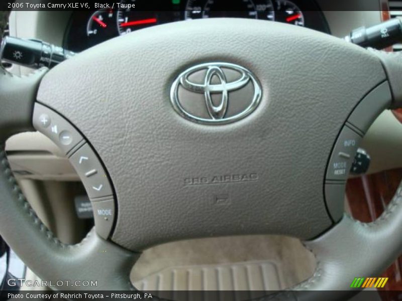 Black / Taupe 2006 Toyota Camry XLE V6