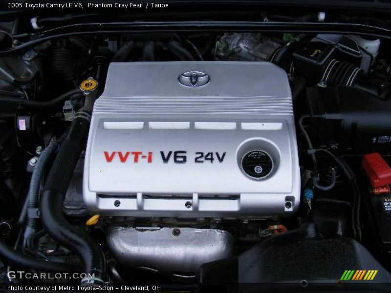 Phantom Gray Pearl / Taupe 2005 Toyota Camry LE V6