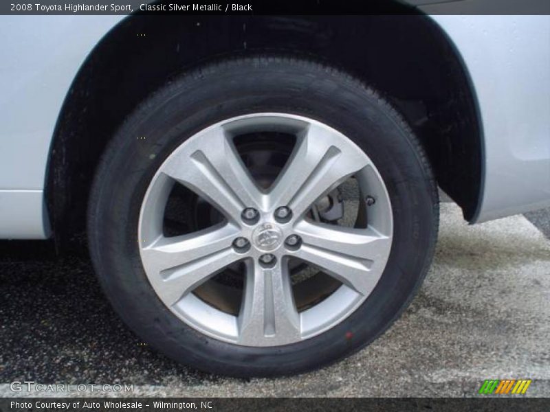 Classic Silver Metallic / Black 2008 Toyota Highlander Sport