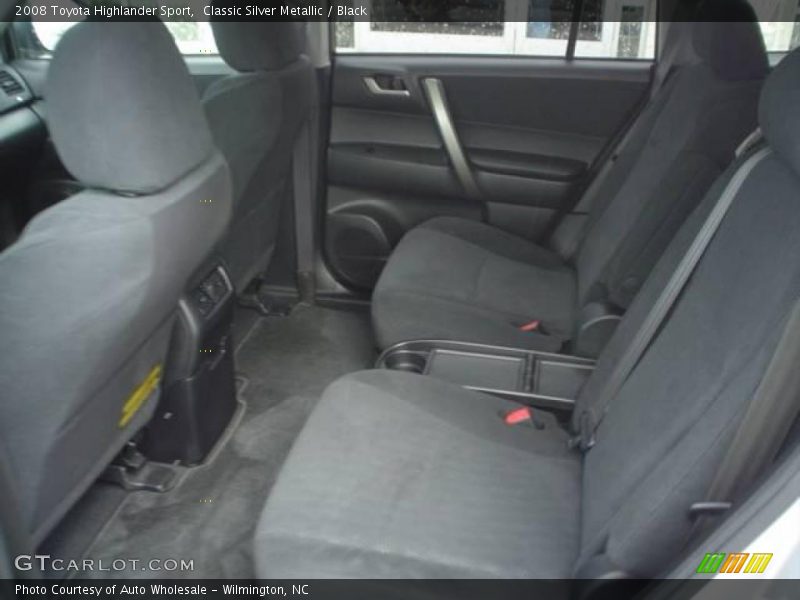 Classic Silver Metallic / Black 2008 Toyota Highlander Sport