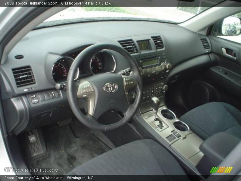 Classic Silver Metallic / Black 2008 Toyota Highlander Sport