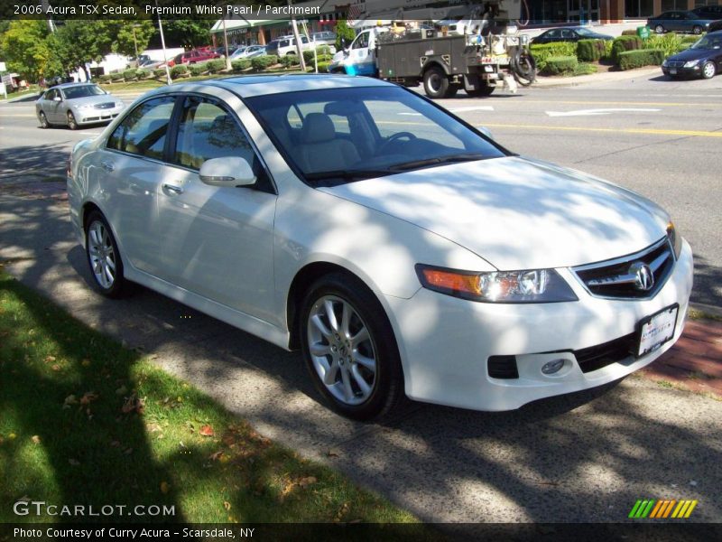 Premium White Pearl / Parchment 2006 Acura TSX Sedan